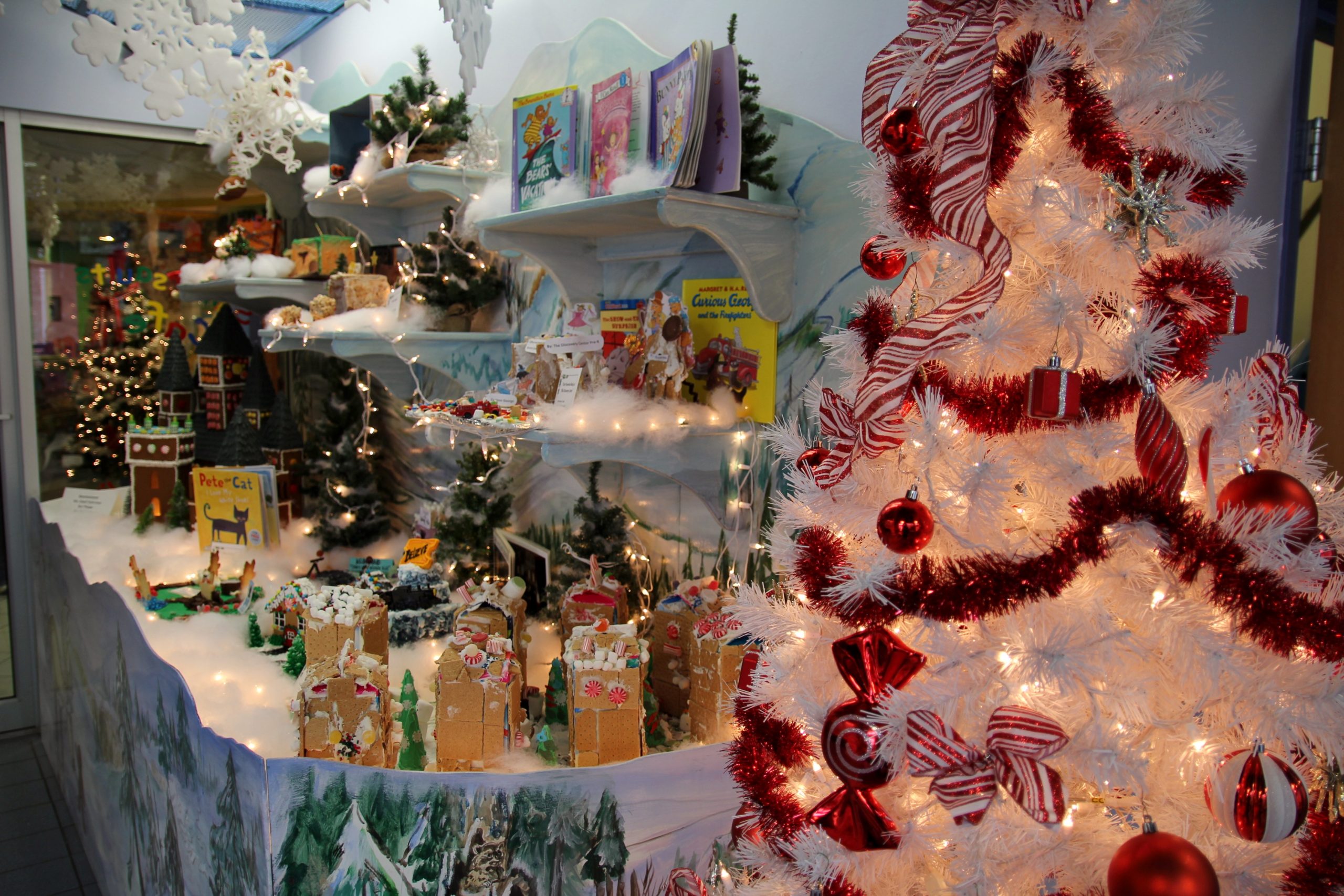 Village of Gingerbread Display at The Discovery Center