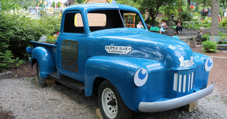 The Little Blue Truck at The Story Garden