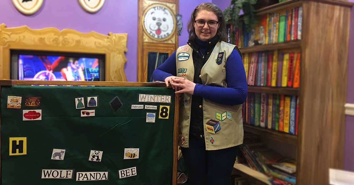Girl Scout Gifts Education Cart
