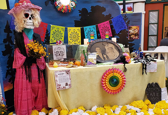 Day of the Dead display