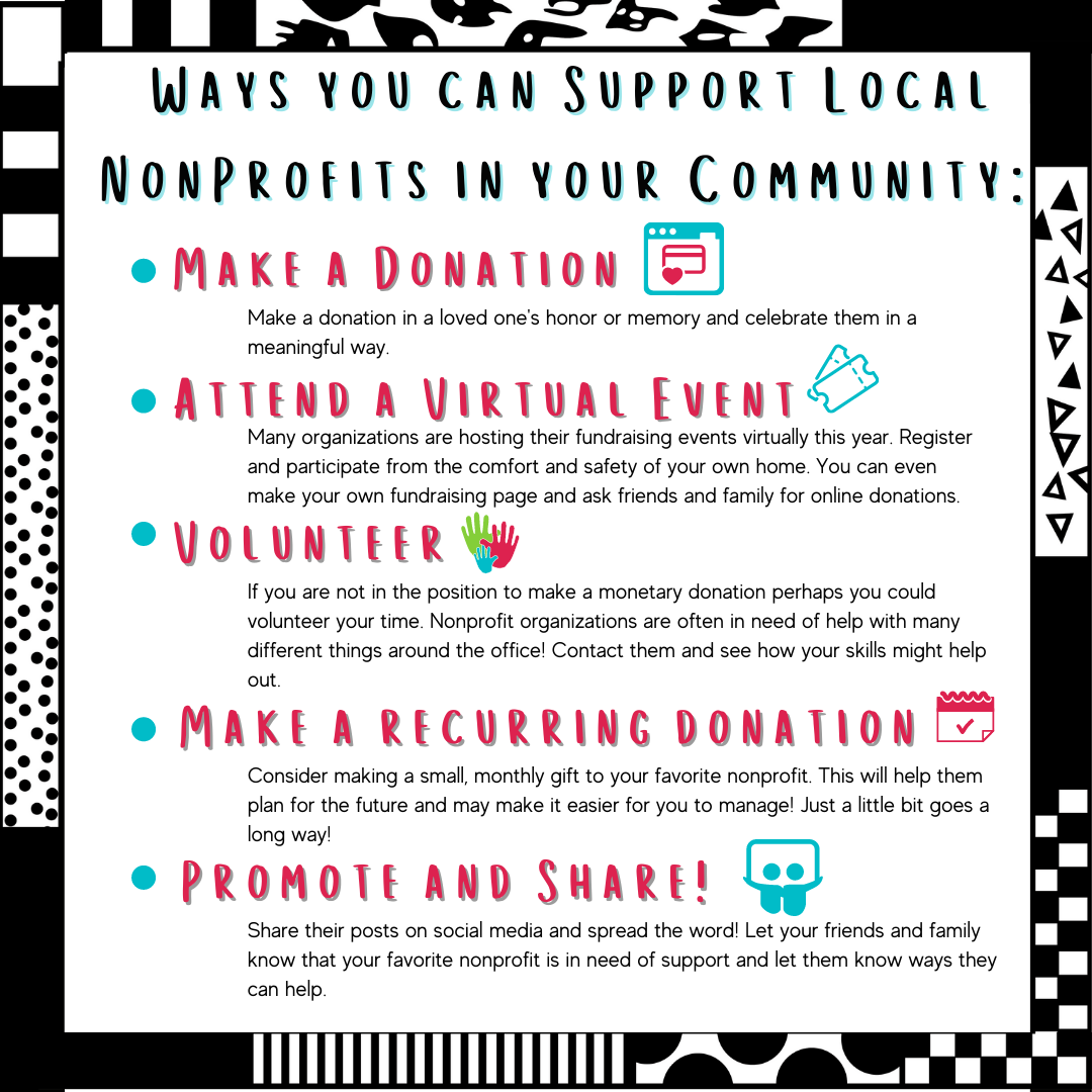 Ways to Support Local Non-Profits in your Community