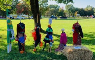 Discovery Center Kids Scarecrows