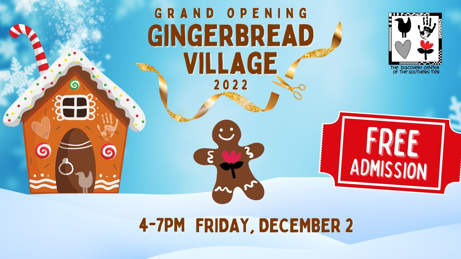 Gingerbread Village Grand Opening